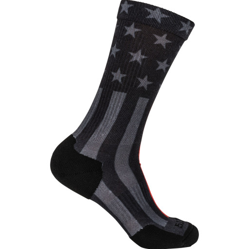 5.11 Tactical Sock and Awe Crew Shirt Thin Red Line
