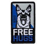 5.11 Tactical Free Hugs Patch (Blue)