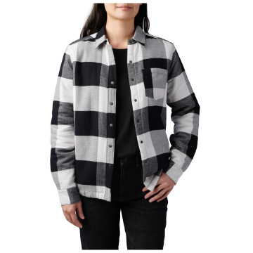 5.11 Tactical Women's Louise Shirt Jacket (Cinder Plaid)