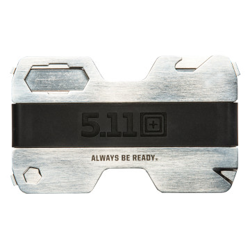 5.11 Tactical Steel Jacket Multitool Wallet (Tumbled Steel)