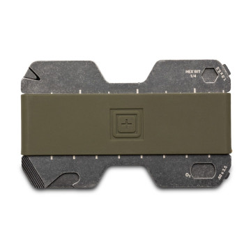 5.11 Tactical Steel Jacket Multitool Wallet 2.0 (Black Satin Wash)