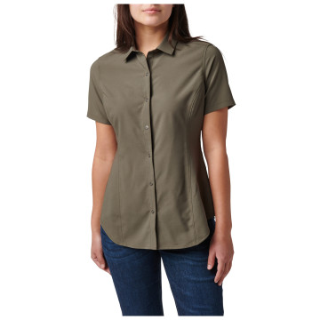 5.11 Tactical Women's Janet Short Sleeve Shirt (Ranger Green)
