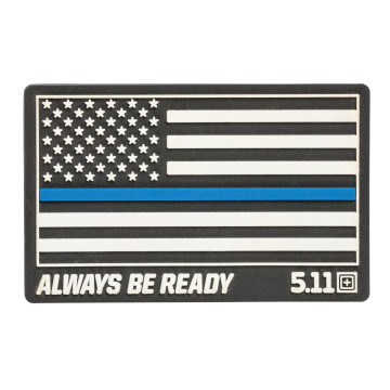 5.11 Tactical Thin Blue Line Rubber Patch